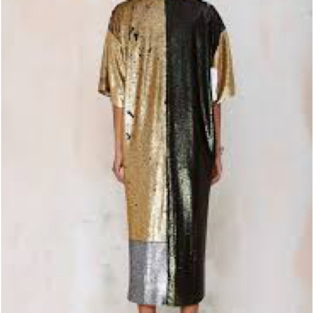 🌟RARE OG NastyGal Native Rose Color block Sequin Kimono